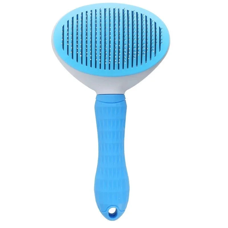 #Pet Dog Brush Cat Comb Self Cleaning Pet Hair Remover Brush For Dogs Cats Grooming Tools Pets Dematting Comb Dogs Accessories