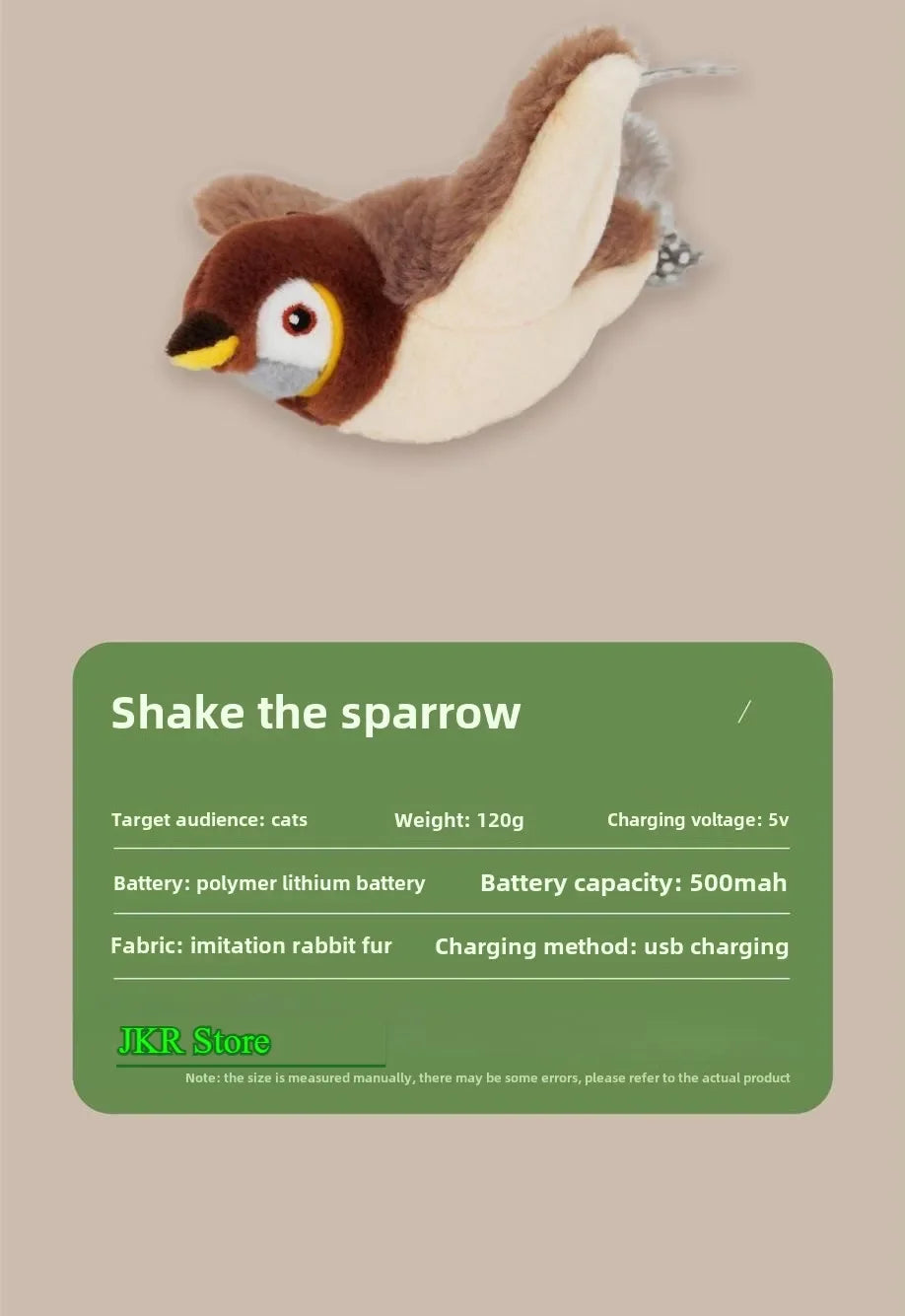 Buddypet Cat Interactive Toys Catnip Electric