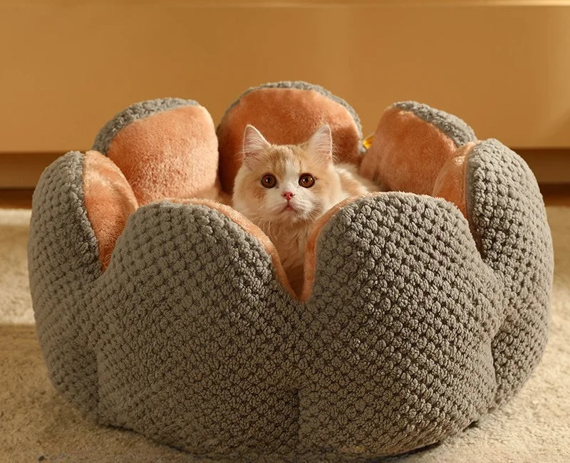 BuddyPet House Winter Warm and Comfortable Cat Bed New Cartoon Cactus