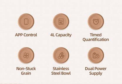 Smart Food Dispenser Remote Control with Wi-Fi