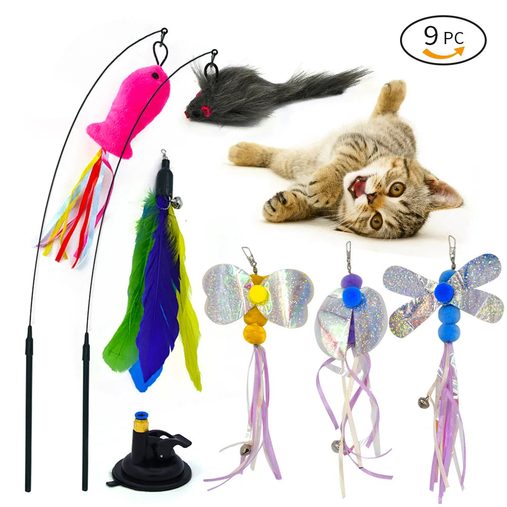Buddypet Feather & Teasers Cat toy