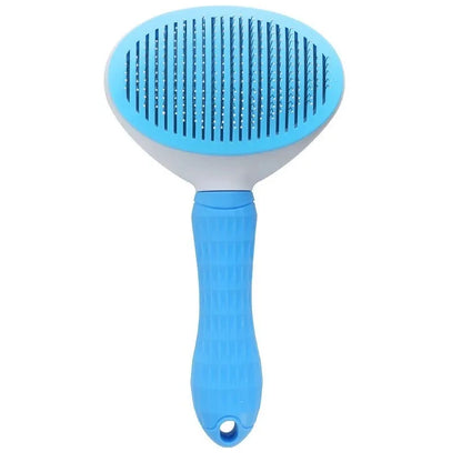 #Pet Dog Brush Cat Comb Self Cleaning Pet Hair Remover Brush For Dogs Cats Grooming Tools Pets Dematting Comb Dogs Accessories
