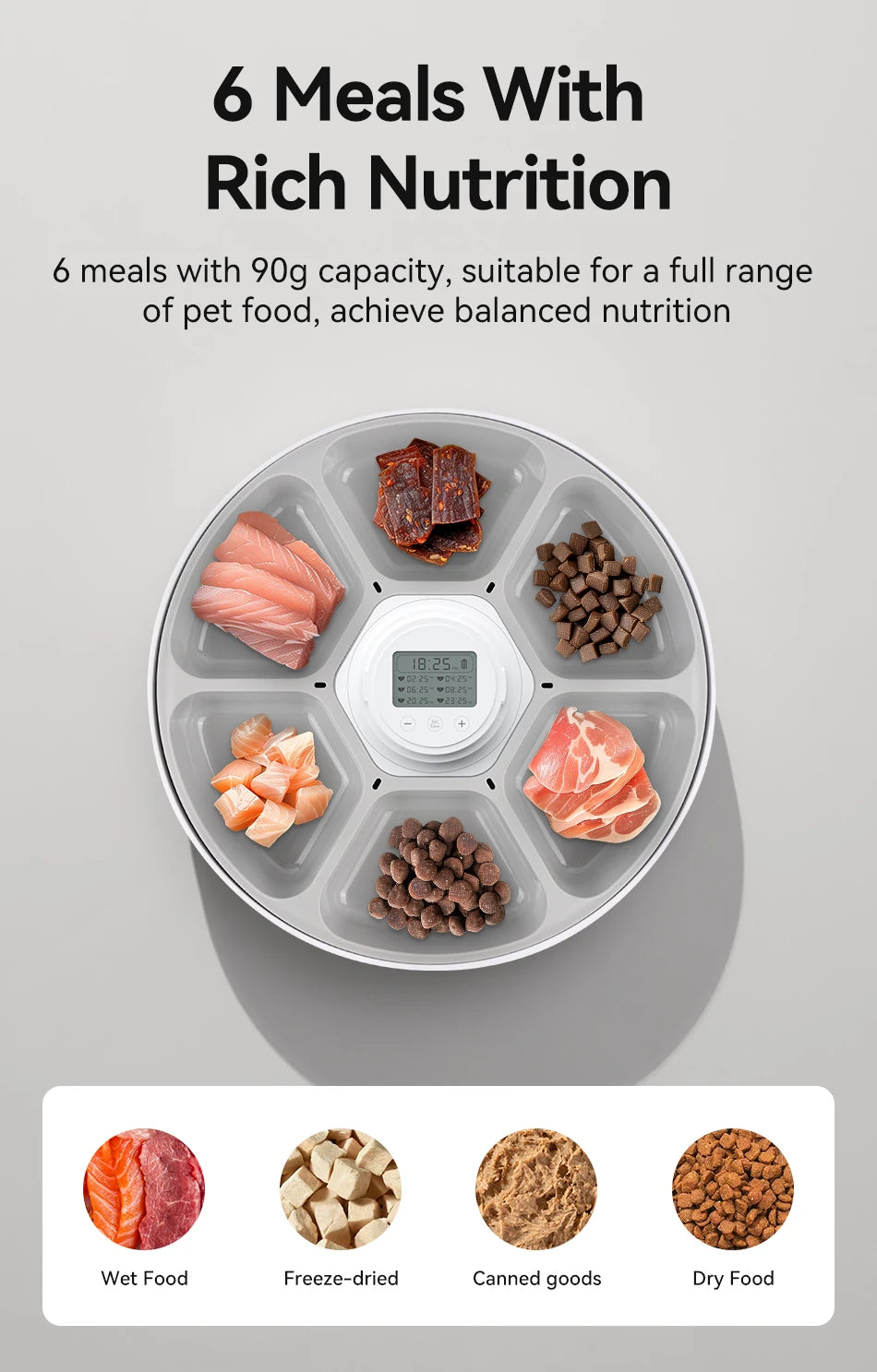 6 Meals Smart Cat Feeder