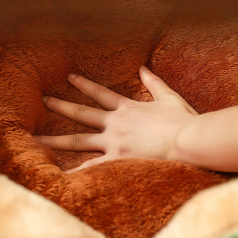 BuddyPet House Winter Warm and Comfortable Cat Bed New Cartoon Cactus