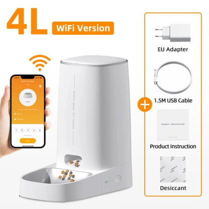 Smart Food Dispenser Remote Control with Wi-Fi