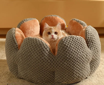 BuddyPet House Winter Warm and Comfortable Cat Bed New Cartoon Cactus