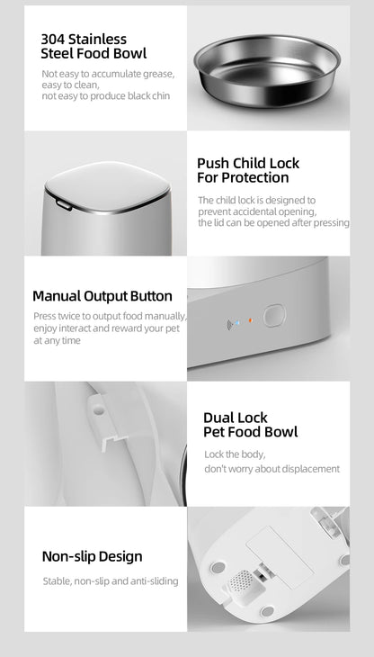 Smart Food Dispenser Remote Control with Wi-Fi