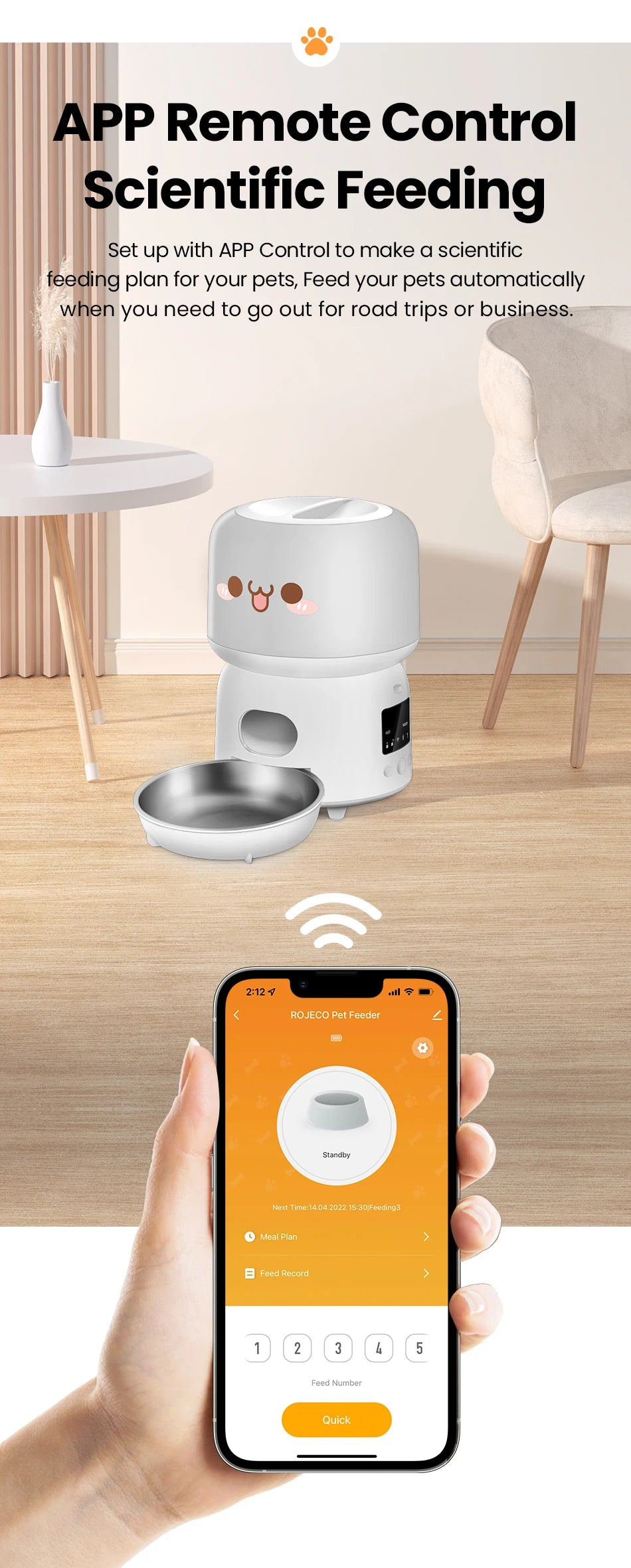 Automatic Cat Feeder with Wi-Fi function*