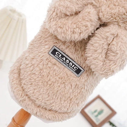 Buddypet Soft Fleece Clothes Cute Hoodie Coat