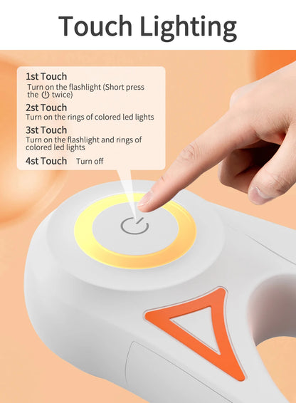 5M Automatic Retractable Dog Leash with LED