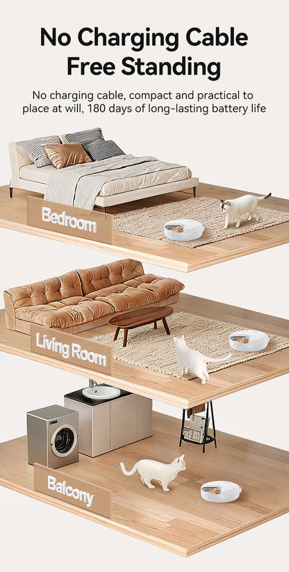 4 Meals Wireless Automatic Cat Feeder