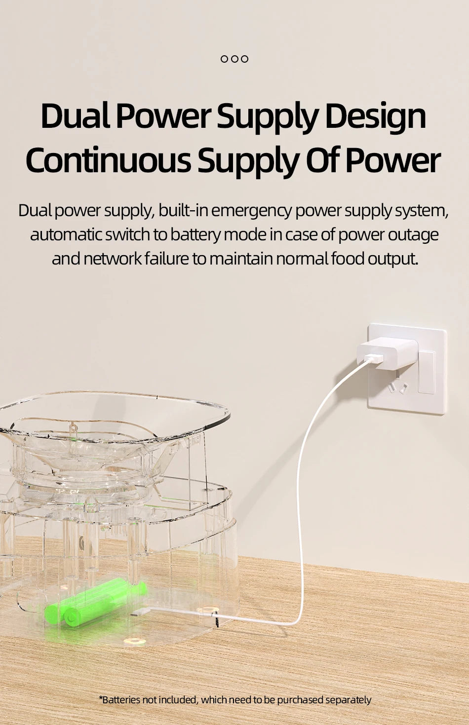 Smart Food Dispenser Remote Control with Wi-Fi