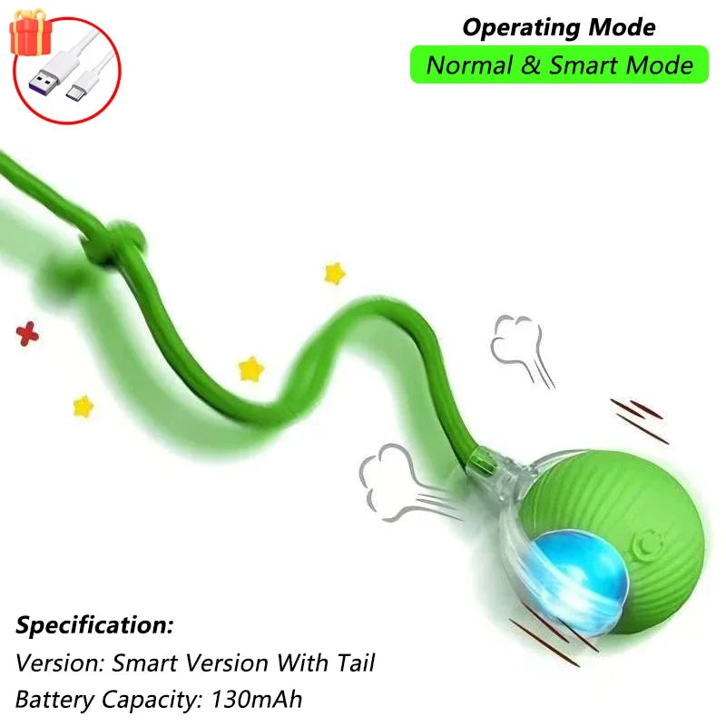 Buddypet Automatic Rolling Ball with Tail