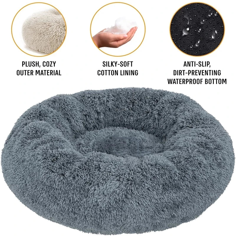 Buddypet Round Pet Bed for Large Dog