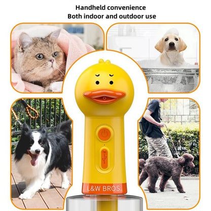 #Yellow Duck Pet Cleaning Bathing Electric Foam Machine Usb Charging Automatic Soap Dispenser Foam Machine Pet Accessories