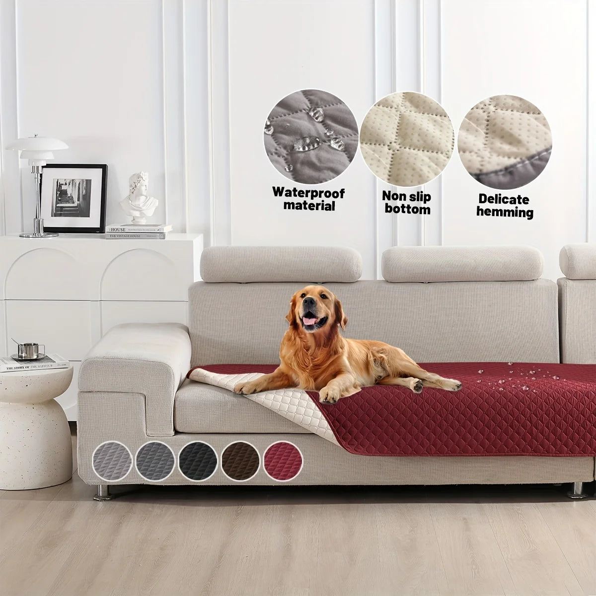 Buddypet Anti Leaking & Non-Slip Dog Bed