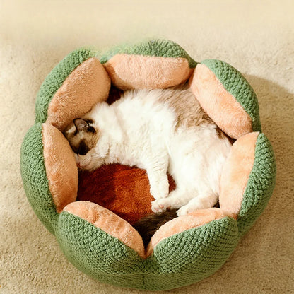 BuddyPet House Winter Warm and Comfortable Cat Bed New Cartoon Cactus