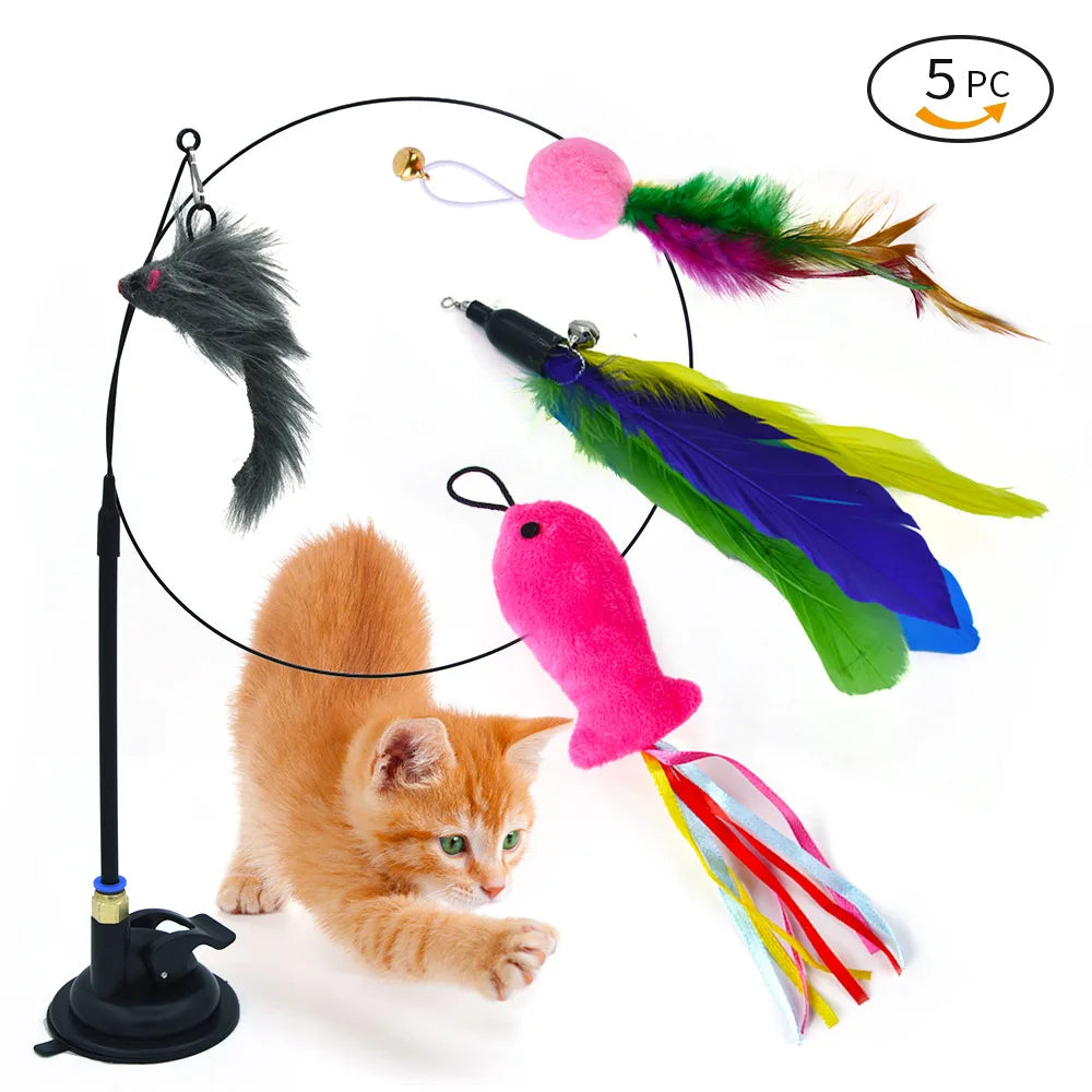 Buddypet Feather & Teasers Cat toy