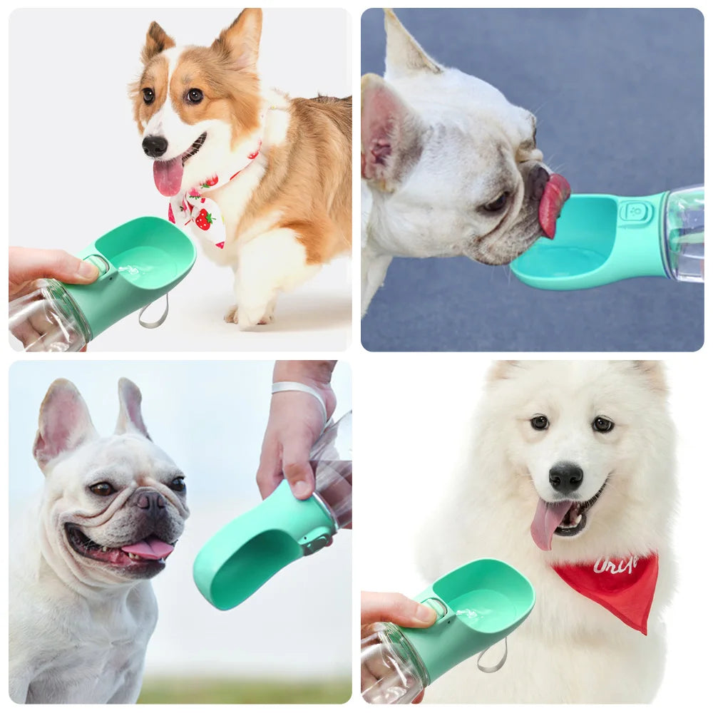 #Portable Dog Water Bottle For Small Large Dogs Cat Outdoor Leakproof Walking Drinking Bowls Chihuahua French Bulldog Supplies