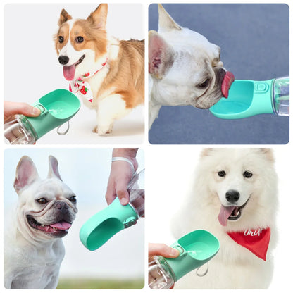 #Portable Dog Water Bottle For Small Large Dogs Cat Outdoor Leakproof Walking Drinking Bowls Chihuahua French Bulldog Supplies