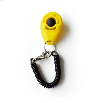 #Dog Training Clicker Aid Adjustable WristStrap Sound Plastic Pet Cat Click Trainer Key Chain Dog Repeller Dog Supplies ﻿
