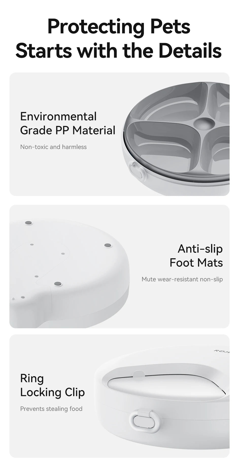 4 Meals Wireless Automatic Cat Feeder