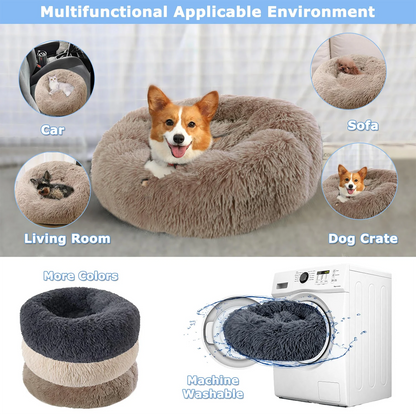 Buddypet Round Pet Bed for Large Dog