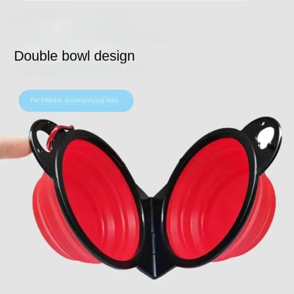 Foldable Dual Feeding Bowl