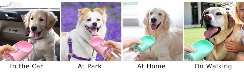 #Portable Dog Water Bottle For Small Large Dogs Cat Outdoor Leakproof Walking Drinking Bowls Chihuahua French Bulldog Supplies