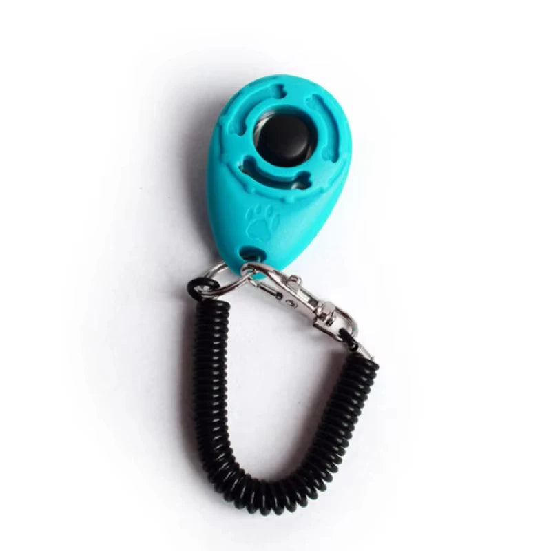 #Dog Training Clicker Aid Adjustable WristStrap Sound Plastic Pet Cat Click Trainer Key Chain Dog Repeller Dog Supplies ﻿