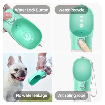 #Portable Dog Water Bottle For Small Large Dogs Cat Outdoor Leakproof Walking Drinking Bowls Chihuahua French Bulldog Supplies