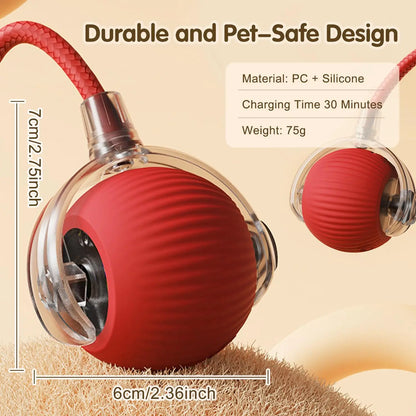 Buddypet Automatic Rolling Ball with Tail