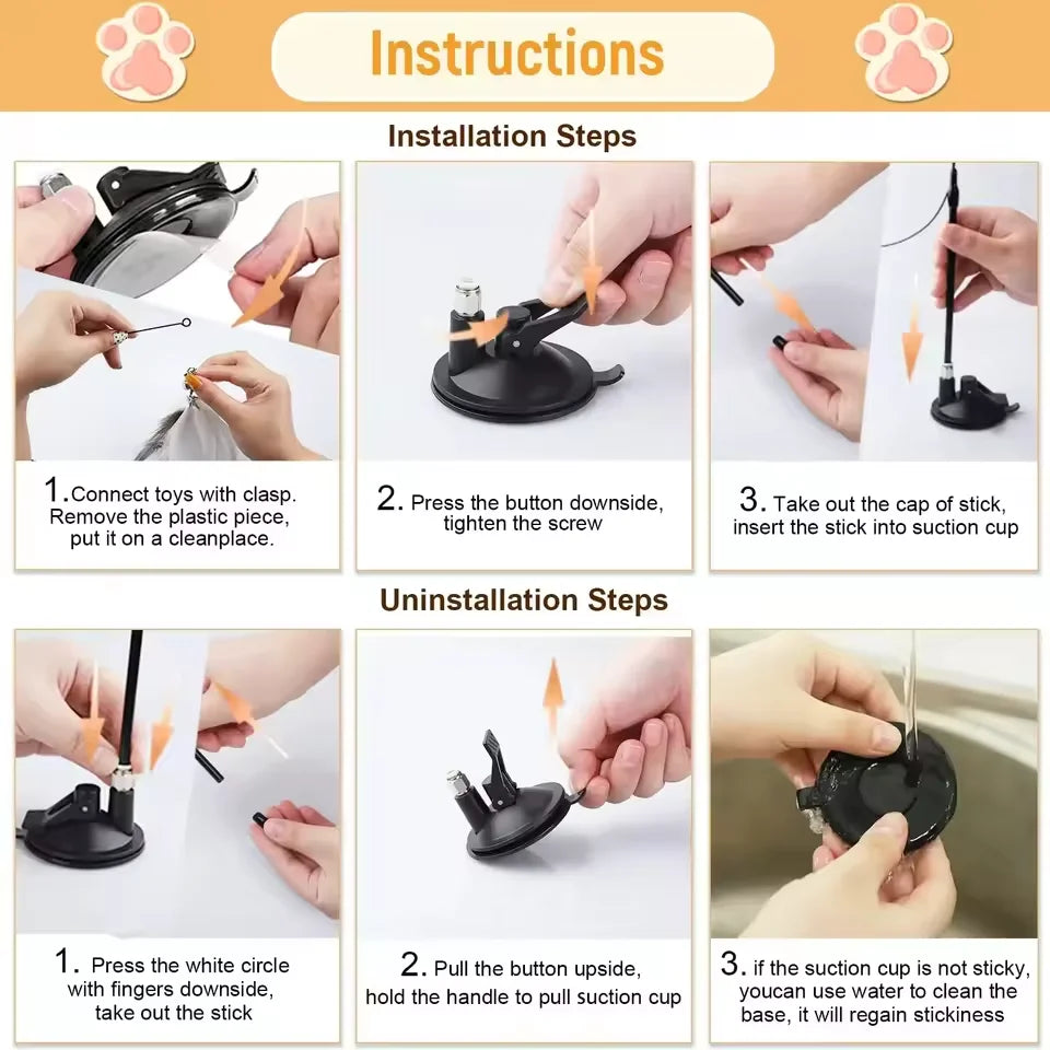 Buddypet Teaser Stick with Bell