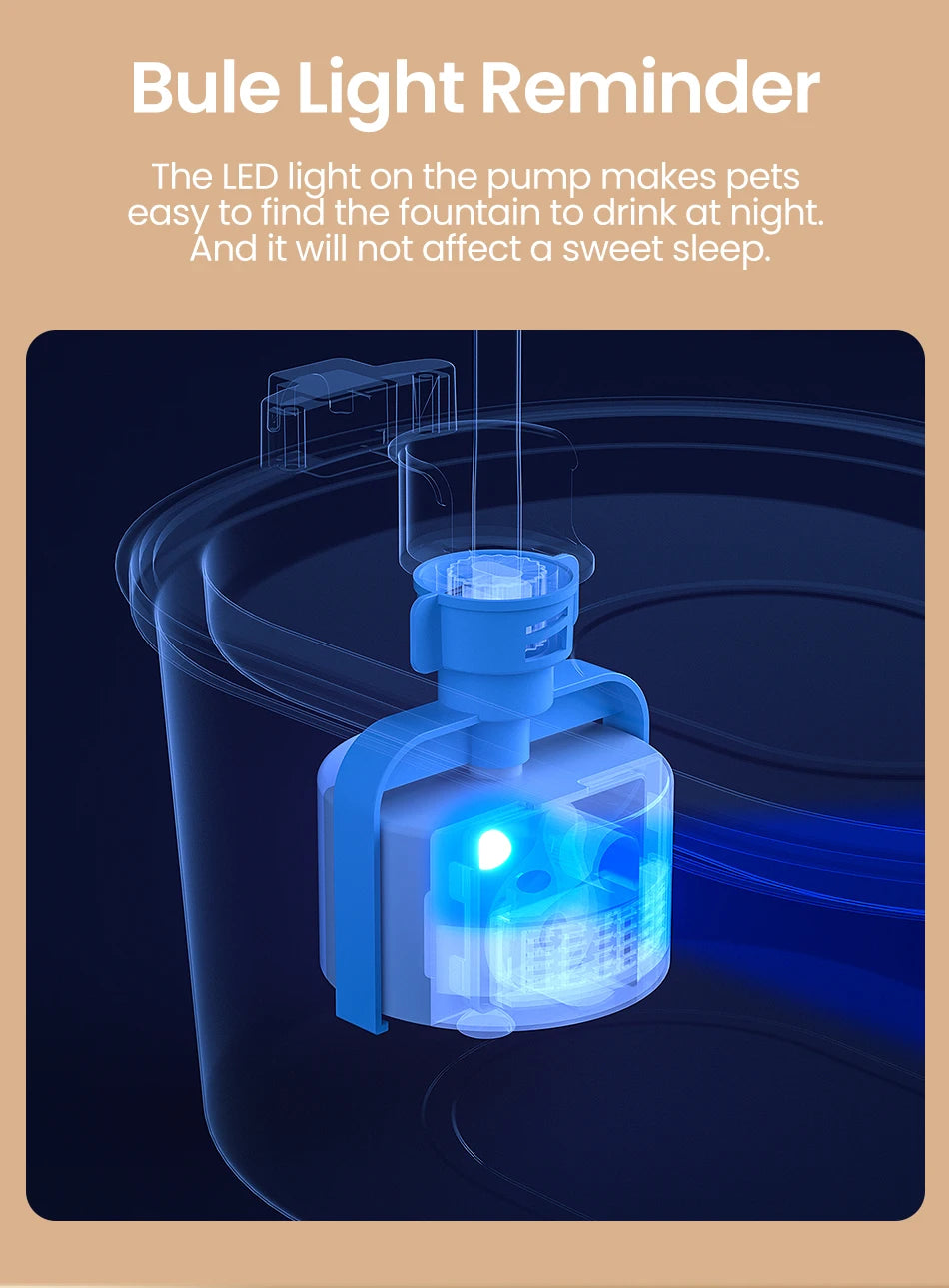 Water Fountain Automatic Cat Drinker