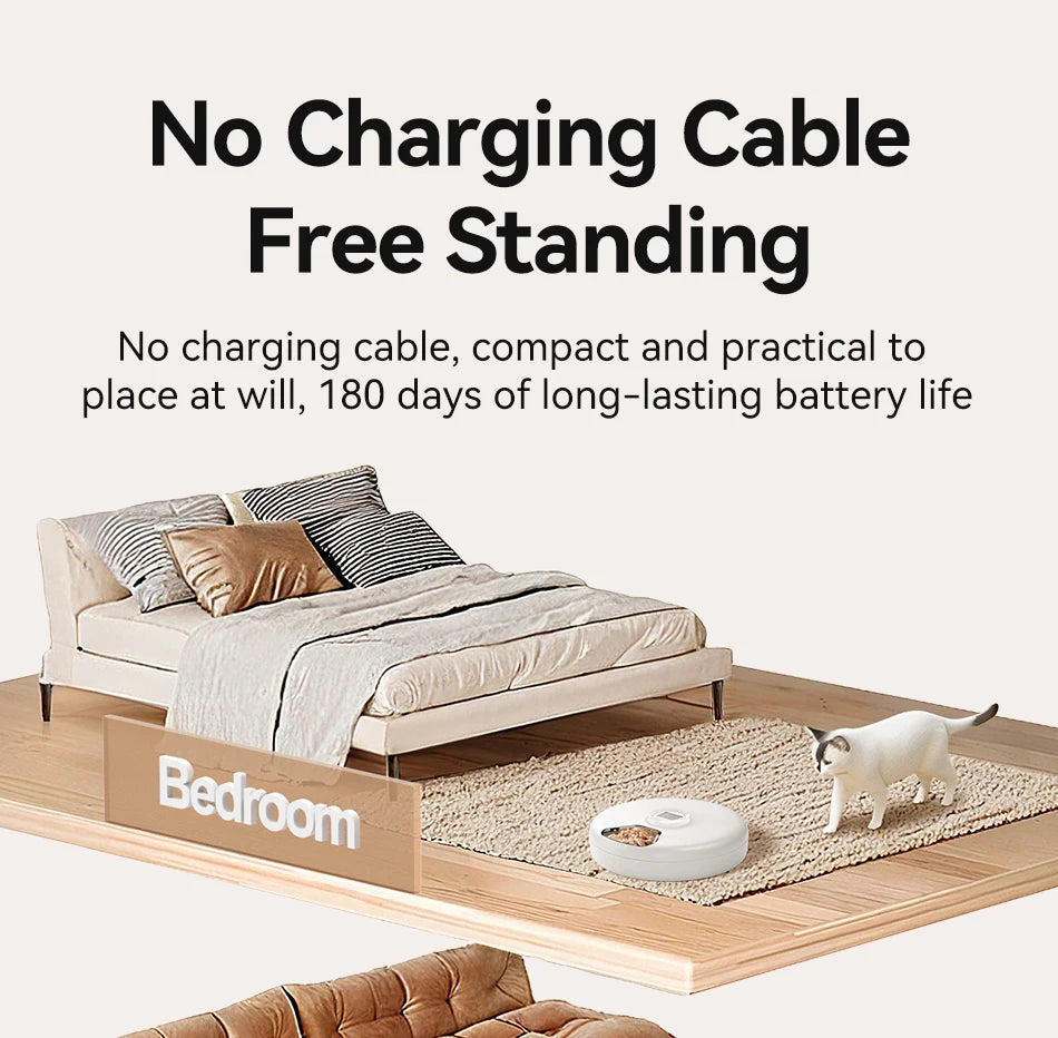 6 Meals Smart Cat Feeder