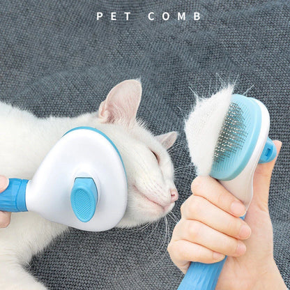 #Pet Dog Hair Brush Cat Comb Grooming And Care Cat Brush Stainless Steel Comb For Long Hair Dogs Cleaning Pets Dogs Accessories