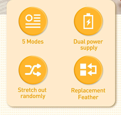 2 in 1 Smart Cat Automatic Feather Ball Toy