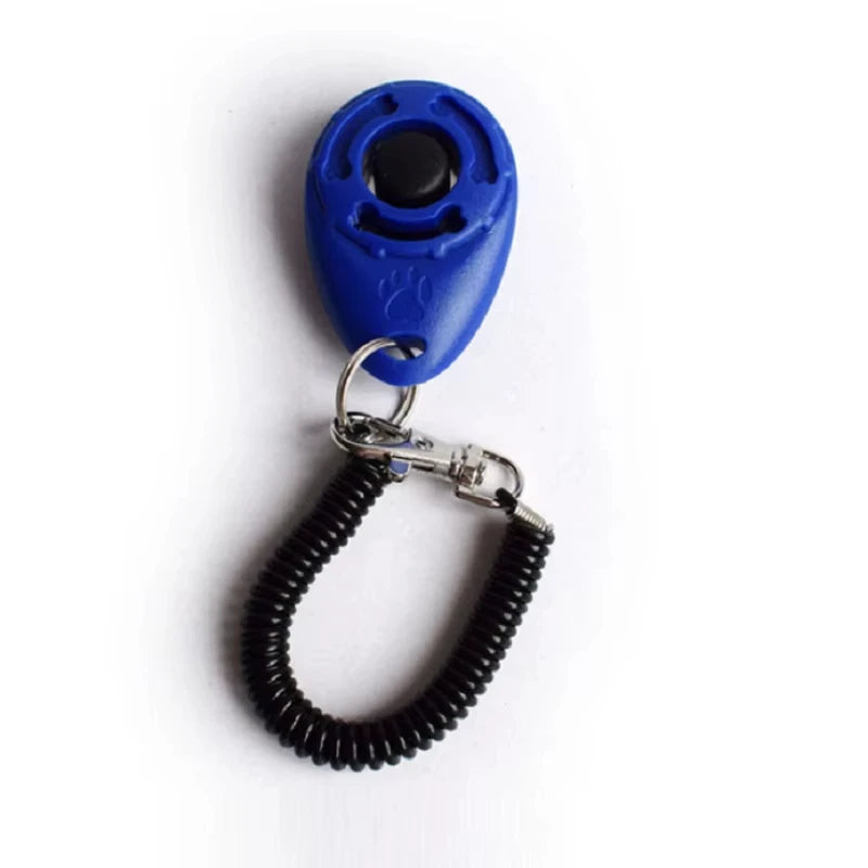 #Dog Training Clicker Aid Adjustable WristStrap Sound Plastic Pet Cat Click Trainer Key Chain Dog Repeller Dog Supplies ﻿