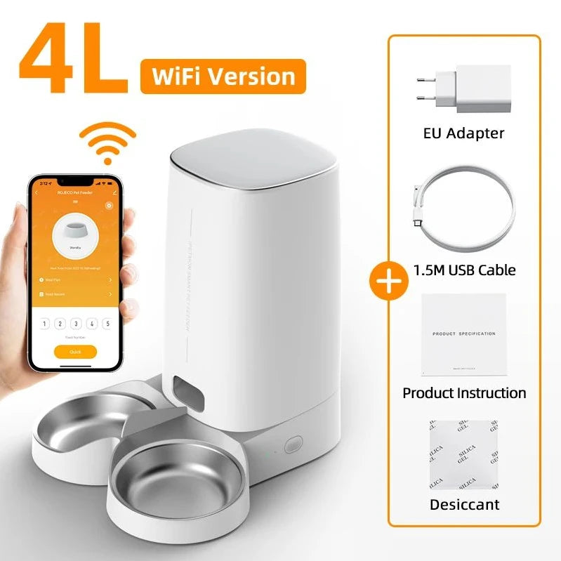Smart Food Dispenser Remote Control with Wi-Fi
