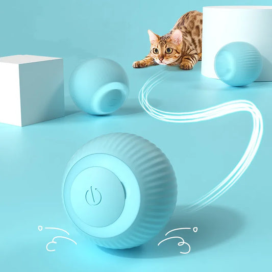 Buddypet Electric Cat Ball Toys Automatic Rolling Smart Cat Toy
