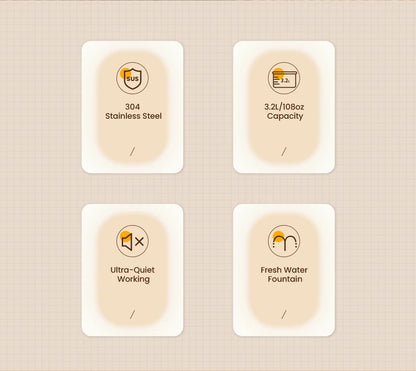 Water Fountain Automatic Cat Drinker