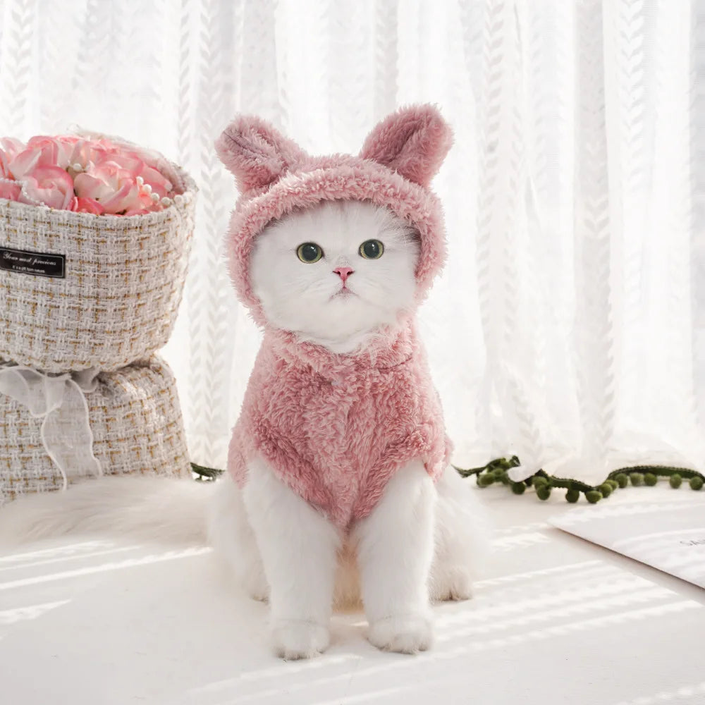 Buddypet Soft Fleece Clothes Cute Hoodie Coat