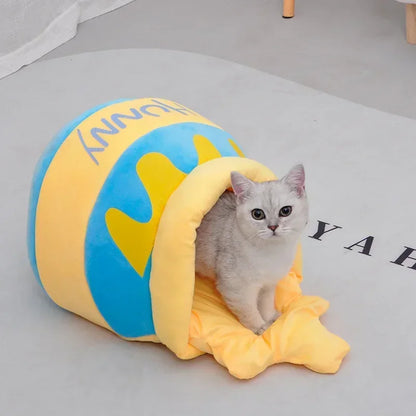 Buddypet Thickened Honey Jar Cat Bed