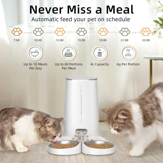 Smart Cat Food with Remote Control and WiFi