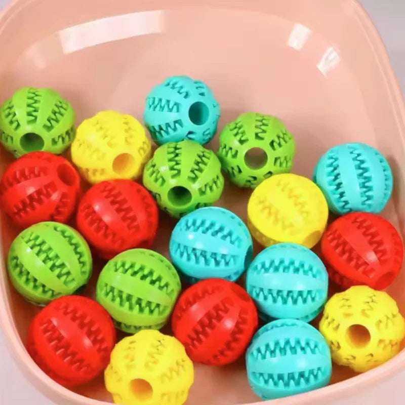 Buddypet Dog Toy Ball Rubber Balls Puppy Chewing Toy