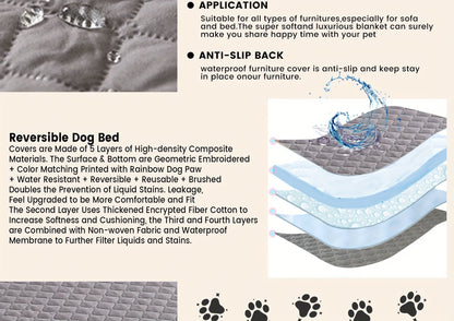 Buddypet Anti Leaking & Non-Slip Dog Bed