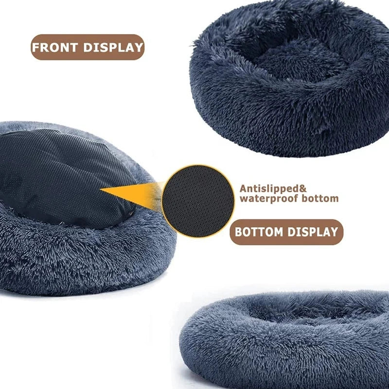 Buddypet Round Pet Bed for Large Dog