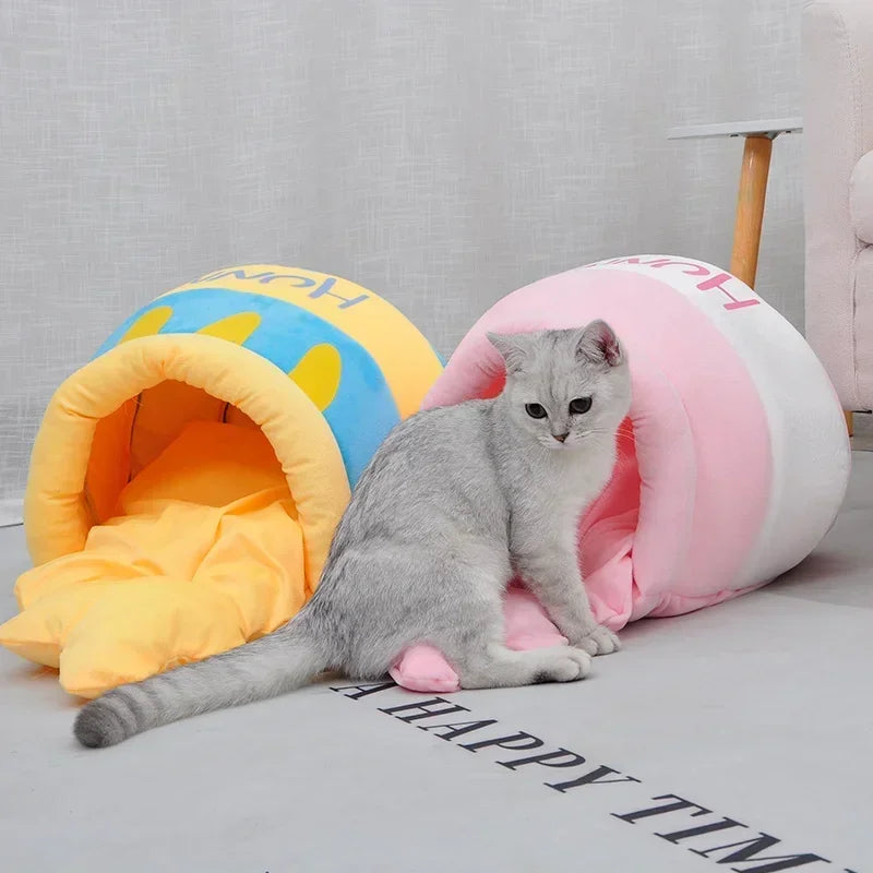 Buddypet Thickened Honey Jar Cat Bed