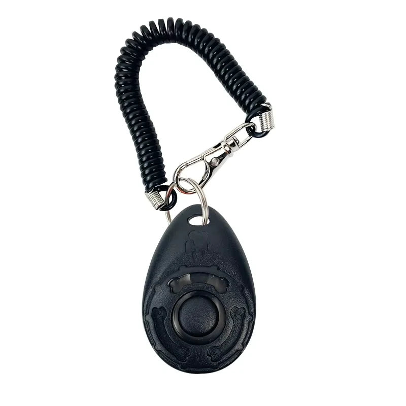 #Dog Training Clicker Aid Adjustable WristStrap Sound Plastic Pet Cat Click Trainer Key Chain Dog Repeller Dog Supplies ﻿