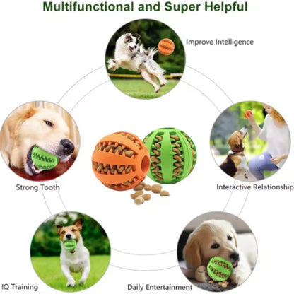 Buddypet Dog Toy Ball Rubber Balls Puppy Chewing Toy